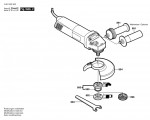 Bosch 0 601 802 503 Gws 10-125 C Angle Grinder 230 V / Eu Spare Parts